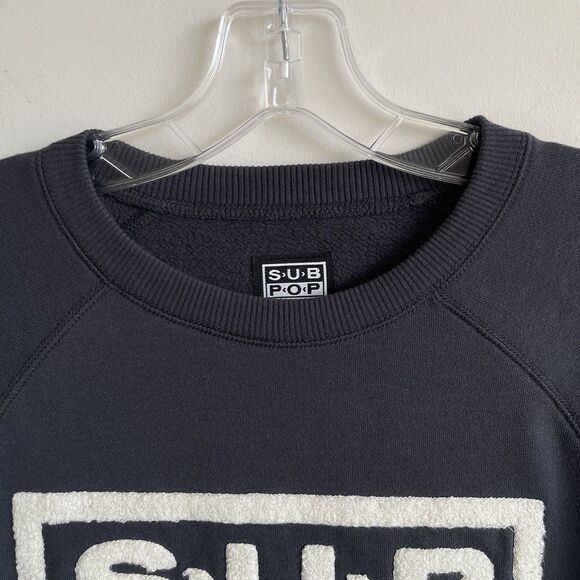 Subpop Label Pullover Mens Small Sweatshirt Nirvana Soundgarden 90s Retro - Picture 3 of 12